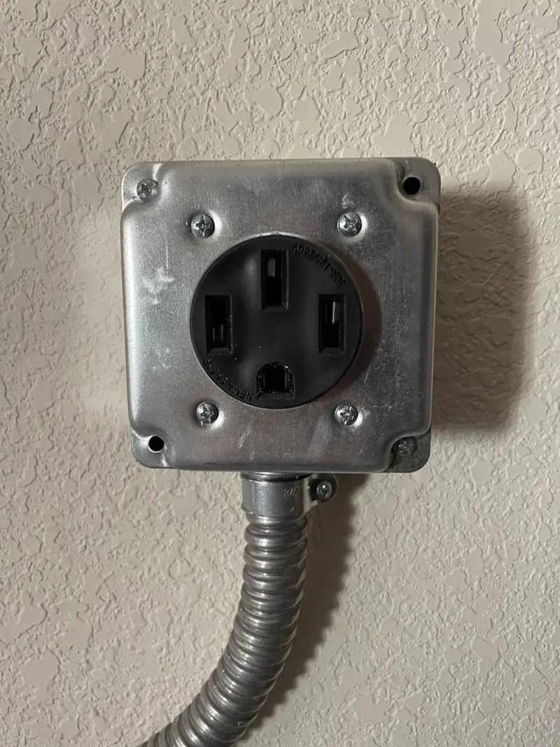 NEMA 14-50 outlet installed for Smart Home Electrical in Walla Walla
